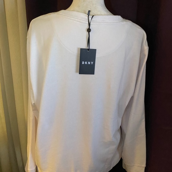 DKNY Silver Sequins Sweatshirt ✨✨✨ - Picture 3 of 9